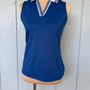 Tommy Bahama royal blue & white  Sleeveless tennis / golf Tank Top